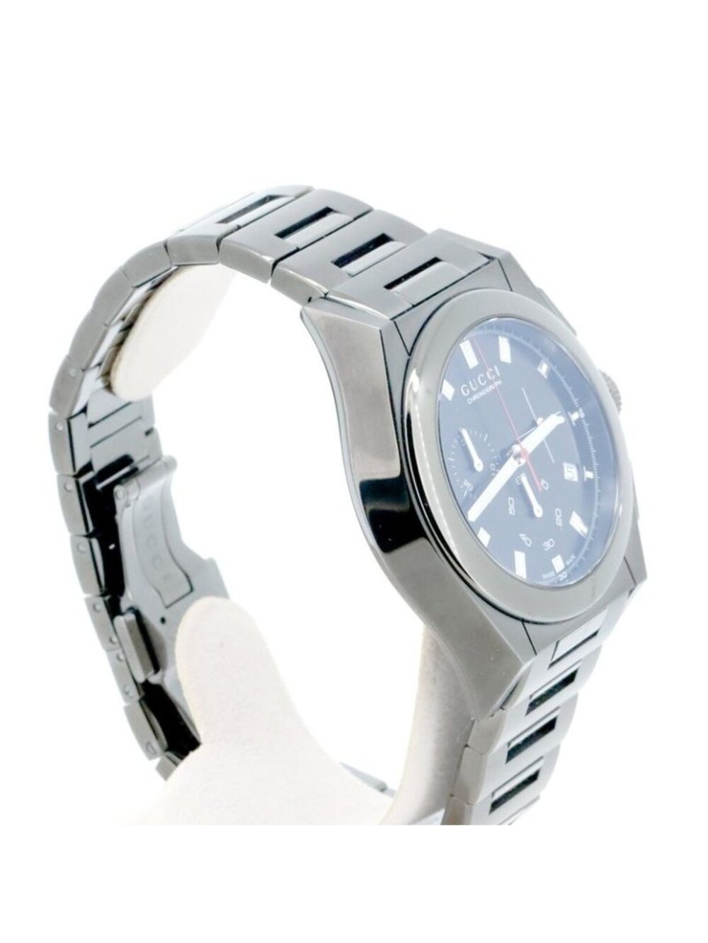 Gucci Pantheon 115.2 Wristwatch Quartz Black Paw Nshop Item - Picture 3 of 7